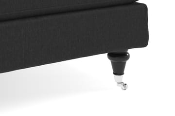 Howard Classic 3-sits Svängd Tygsoffa - Mörkgrå - Möbler - Soffa - Howardsoffa