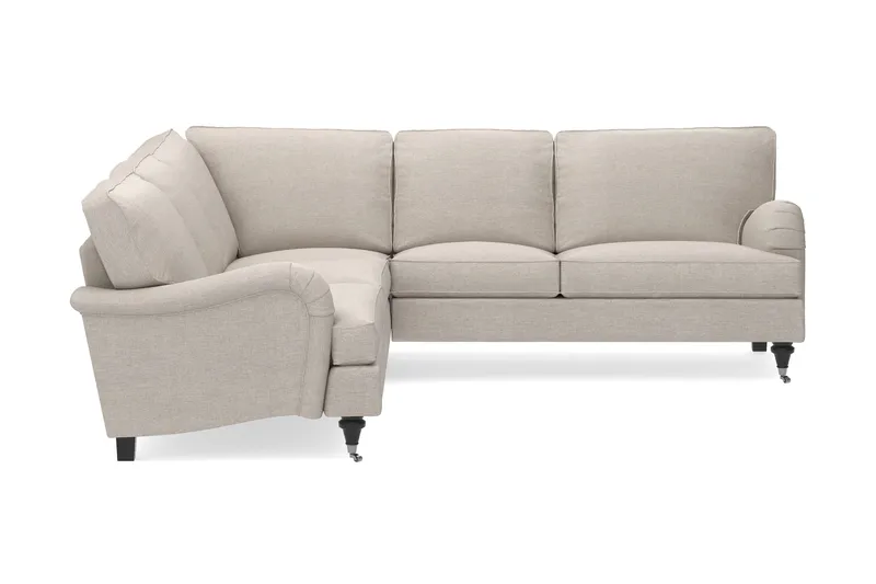 Howard Classic 6-sits L-formad Hörnsoffa i Tyg - Beige - Möbler - Soffa - Howardsoffa