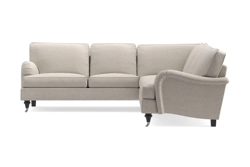 Howard Classic 6-sits L-formad Hörnsoffa i Tyg - Beige - Möbler - Soffa - Howardsoffa