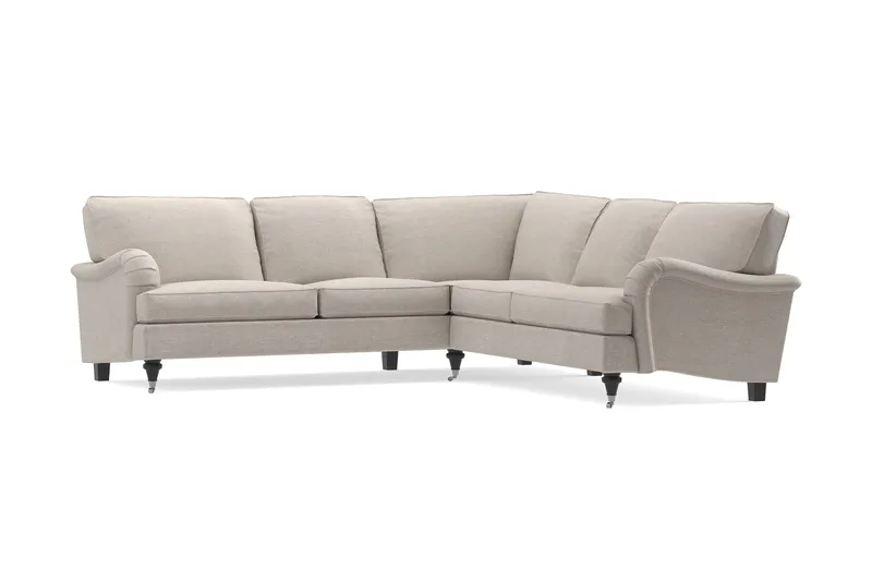 Howard Classic 6-sits L-formad Hörnsoffa i Tyg, Beige