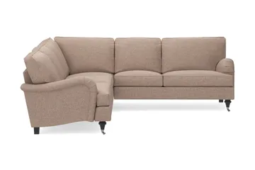 Howard Classic 6-sits L-formad Hörnsoffa i Tyg - Mörkbeige - Möbler - Soffa - Howardsoffa