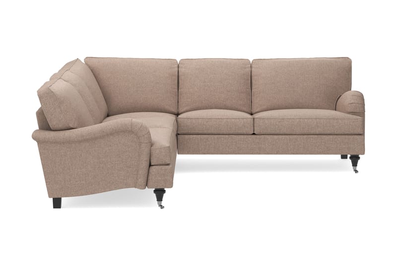 Howard Classic 6-sits L-formad Hörnsoffa i Tyg - Mörkbeige - Möbler - Soffa - Howardsoffa
