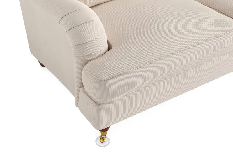 Howard Lyx 2-sits Manchestersoffa - Beige - Möbler - Soffa - Howardsoffa