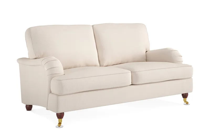 Howard Lyx 2-sits Manchestersoffa - Beige - Möbler - Soffa - Howardsoffa