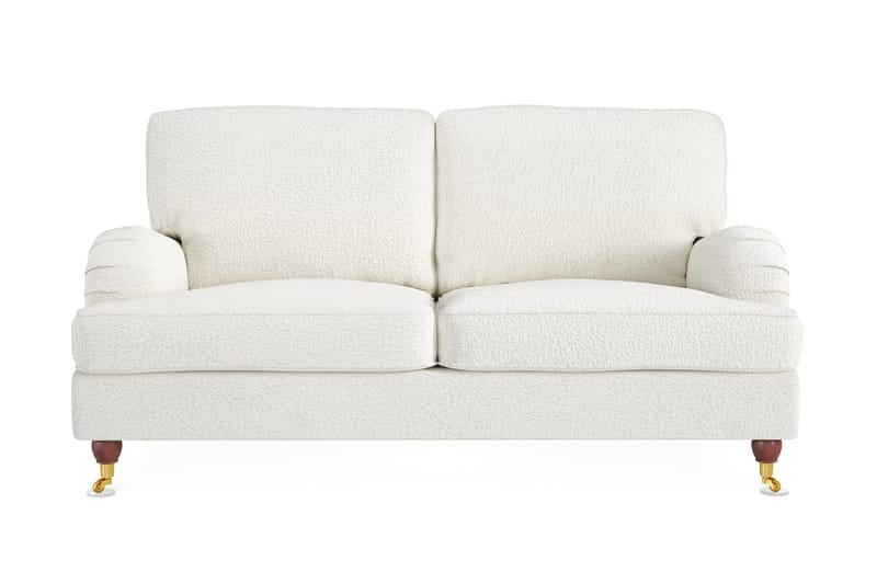Howard Lyx 2-sits Soffa i Bouclé, Vit