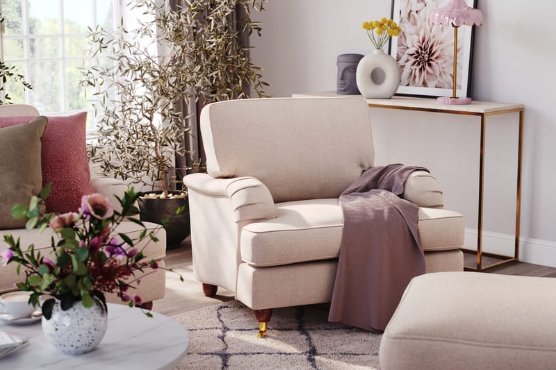 Howard Lyx 2-sits Tygsoffa - Beige - Möbler - Soffa - Howardsoffa