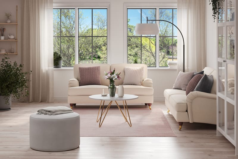 Howard Lyx 2-sits Tygsoffa - Beige - Möbler - Soffa - Howardsoffa