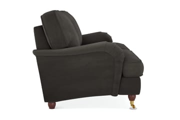Howard Lyx 3-sits Manchestersoffa - Mörkgrå - Möbler - Soffa - Howardsoffa