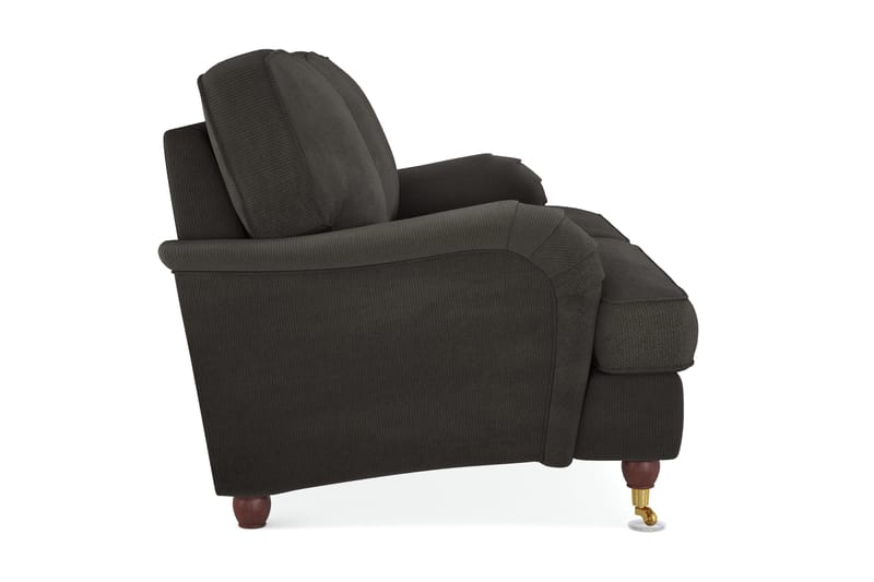 Howard Lyx 3-sits Manchestersoffa - Mörkgrå - Möbler - Soffa - Howardsoffa