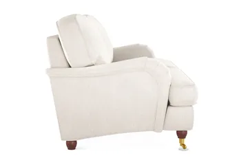 Howard Lyx 3-sits Sammetssoffa - Krämvit - Möbler - Soffa - Howardsoffa