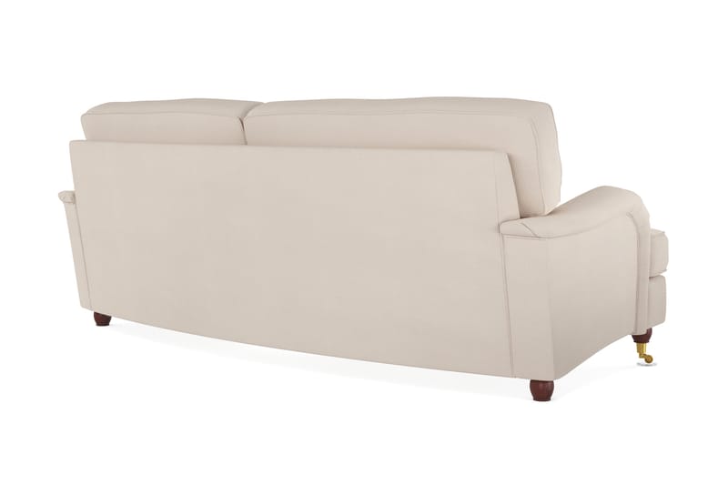 Howard Lyx 3-sits Svängd Manchestersoffa - Beige - Möbler - Soffa - Howardsoffa