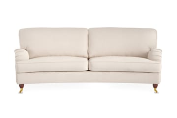 Howard Lyx 3-sits Svängd Manchestersoffa - Beige - Möbler - Soffa - Howardsoffa