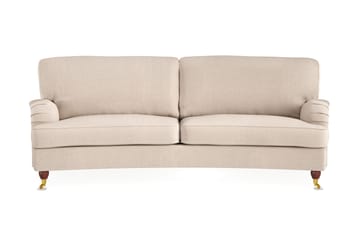 Howard Lyx 3-sits Svängd Tygsoffa - Beige - Möbler - Soffa - Howardsoffa