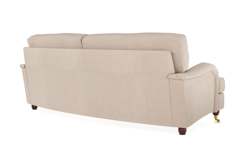 Howard Lyx 3-sits Svängd Tygsoffa - Beige - Möbler - Soffa - Howardsoffa