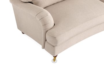 Howard Lyx 3-sits Svängd Tygsoffa - Beige - Möbler - Soffa - Howardsoffa
