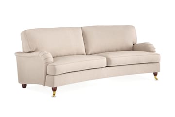 Howard Lyx 3-sits Svängd Tygsoffa - Beige - Möbler - Soffa - Howardsoffa