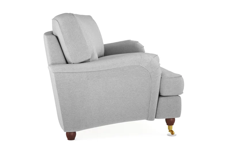 Howard Lyx 3-sits Svängd Tygsoffa - Ljusgrå - Möbler - Soffa - Howardsoffa