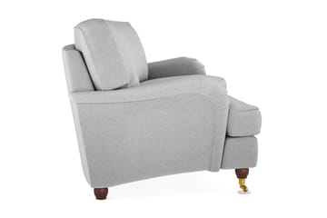 Howard Lyx 3-sits Svängd Tygsoffa - Ljusgrå - Möbler - Soffa - Howardsoffa