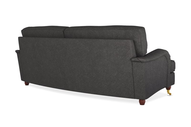Howard Lyx 3-sits Svängd Tygsoffa - Mörkgrå - Möbler - Soffa - Howardsoffa