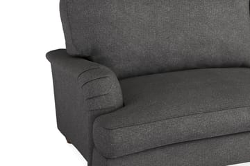 Howard Lyx 3-sits Svängd Tygsoffa - Mörkgrå - Möbler - Soffa - Howardsoffa