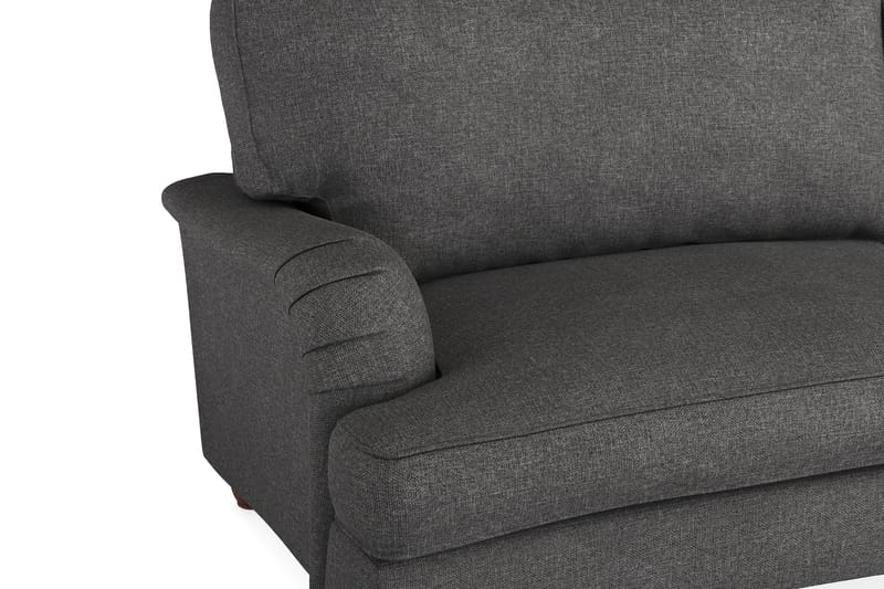 Howard Lyx 3-sits Svängd Tygsoffa - Mörkgrå - Möbler - Soffa - Howardsoffa
