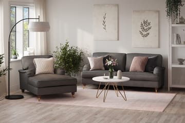 Howard Lyx 3-sits Tygsoffa - Mörkgrå - Möbler - Soffa - Howardsoffa