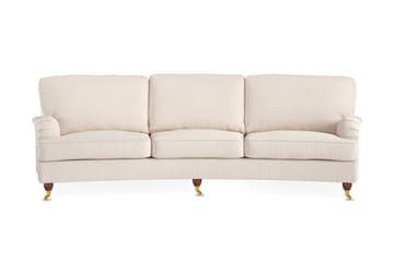 Howard Lyx 4-sits Svängd Manchestersoffa - Beige - Möbler - Soffa - Howardsoffa