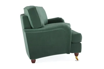 Howard Lyx 4-sits Svängd Sammetssoffa - Mörkgrön - Möbler - Soffa - Howardsoffa