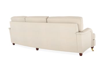Howard Lyx 4-sits Svängd Tygsoffa - Beige - Möbler - Soffa - Howardsoffa