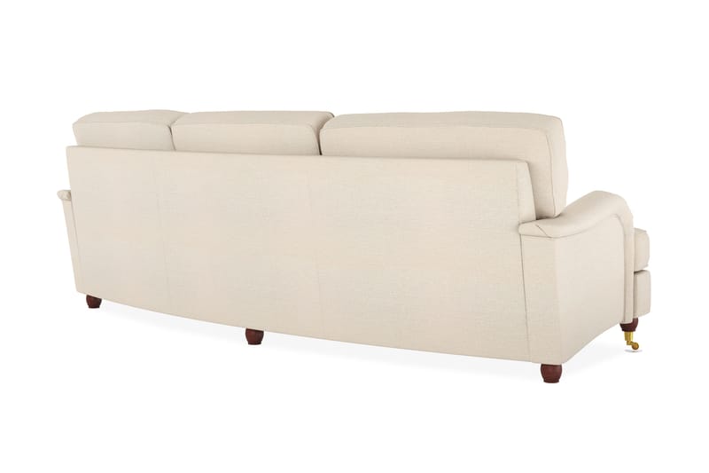 Howard Lyx 4-sits Svängd Tygsoffa - Beige - Möbler - Soffa - Howardsoffa