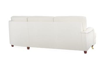 Howard Lyx 6-sits Högervänd L-formad Hörnsoffa i Bouclé - Vit - Möbler - Soffa - Howardsoffa