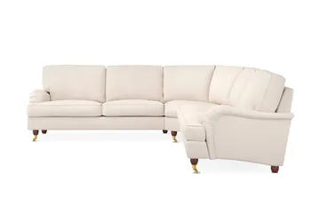 Howard Lyx 6-sits Högervänd L-formad Hörnsoffa i Manchester - Beige - Möbler - Soffa - Howardsoffa