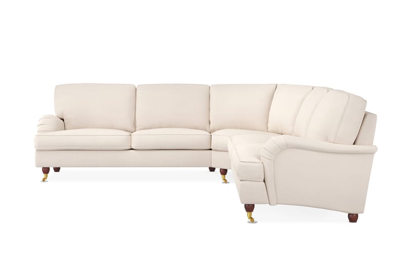 Howard Lyx 6-sits Högervänd L-formad Hörnsoffa i Manchester - Beige - Möbler - Soffa - Howardsoffa