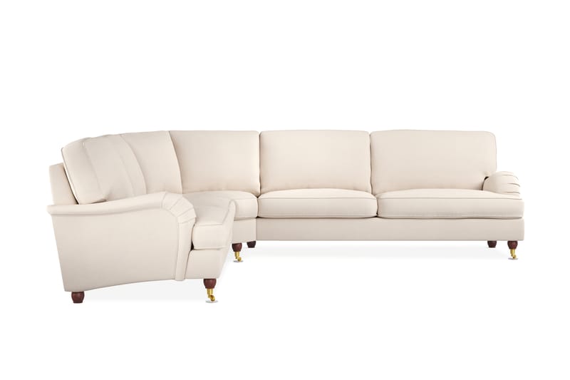 Howard Lyx 6-sits Högervänd L-formad Hörnsoffa i Manchester - Beige - Möbler - Soffa - Howardsoffa