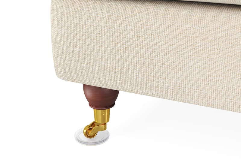 Howard Lyx 6-sits Högervänd L-formad Hörnsoffa i Tyg - Beige - Möbler - Soffa - Howardsoffa