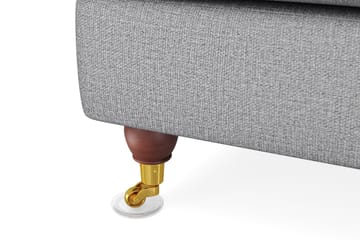 Howard Lyx 6-sits Högervänd L-formad Hörnsoffa i Tyg - Ljusgrå - Möbler - Soffa - Howardsoffa