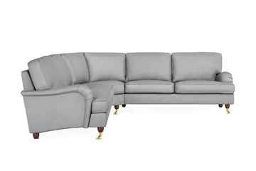 Howard Lyx 6-sits Högervänd L-formad Hörnsoffa i Tyg - Ljusgrå - Möbler - Soffa - Howardsoffa