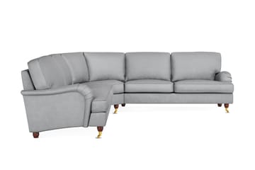 Howard Lyx 6-sits Högervänd L-formad Hörnsoffa i Tyg - Ljusgrå - Möbler - Soffa - Howardsoffa