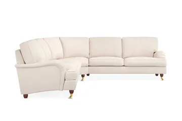 Howard Lyx 6-sits Vänstervänd L-formad Hörnsoffa i Manchester - Beige - Möbler - Soffa - Howardsoffa