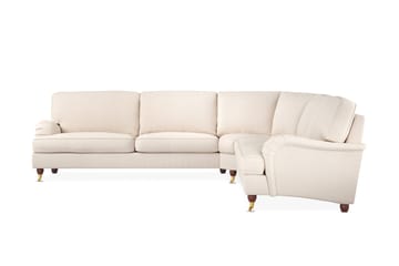 Howard Lyx 6-sits Vänstervänd L-formad Hörnsoffa i Manchester - Beige - Möbler - Soffa - Howardsoffa
