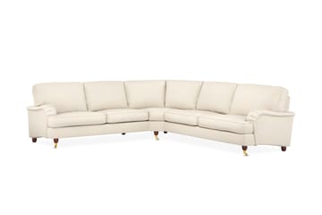 Howard Lyx 6-sits Vänstervänd L-formad Hörnsoffa i Tyg - Beige - Möbler - Soffa - Howardsoffa