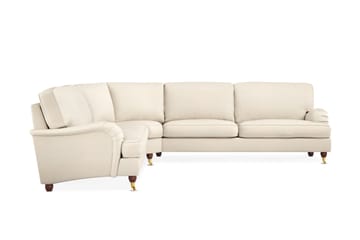 Howard Lyx 6-sits Vänstervänd L-formad Hörnsoffa i Tyg - Beige - Möbler - Soffa - Howardsoffa