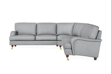 Howard Lyx 6-sits Vänstervänd L-formad Hörnsoffa i Tyg - Ljusgrå - Möbler - Soffa - Howardsoffa