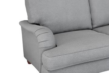 Howard Lyx 6-sits Vänstervänd L-formad Hörnsoffa i Tyg - Ljusgrå - Möbler - Soffa - Howardsoffa