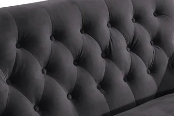 Howard Riviera 2-sits Sammetssoffa - Mörkgrå - Möbler - Soffa - Howardsoffa