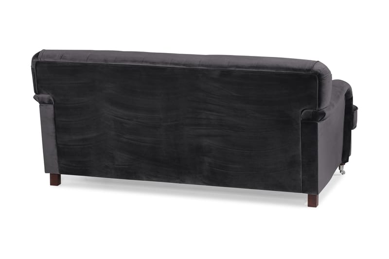 Howard Riviera 2-sits Sammetssoffa - Mörkgrå - Möbler - Soffa - Howardsoffa