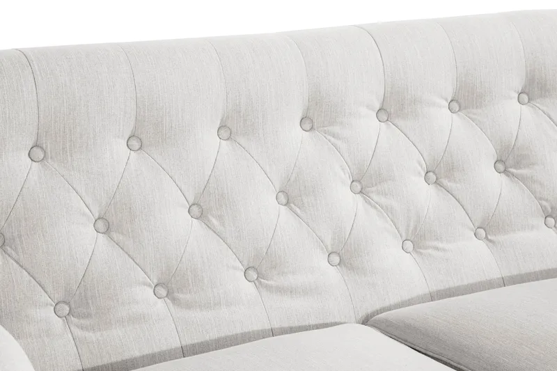 Howard Riviera 2-sits Tygsoffa - Ljusgrå - Möbler - Soffa - Howardsoffa