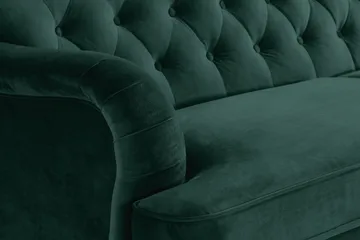 Howard Riviera 3-sits Sammetssoffa - Grön - Möbler - Soffa - Howardsoffa