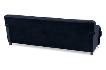 Howard Riviera 3-sits Svängd Sammetssoffa - Blå - Möbler - Soffa - Howardsoffa