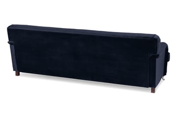 Howard Riviera 3-sits Svängd Sammetssoffa - Blå - Möbler - Soffa - Howardsoffa